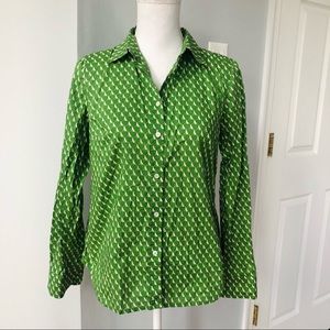 🔥3/$20🔥Talbots dog print shirt size 6
